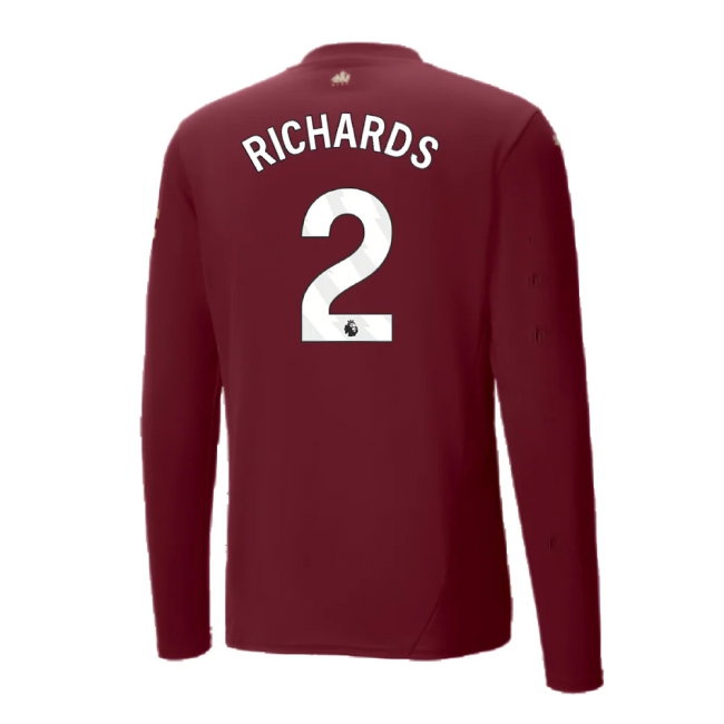 2024-2025 Man City Third Long Sleeve Shirt (Richards 2) — Shop Now