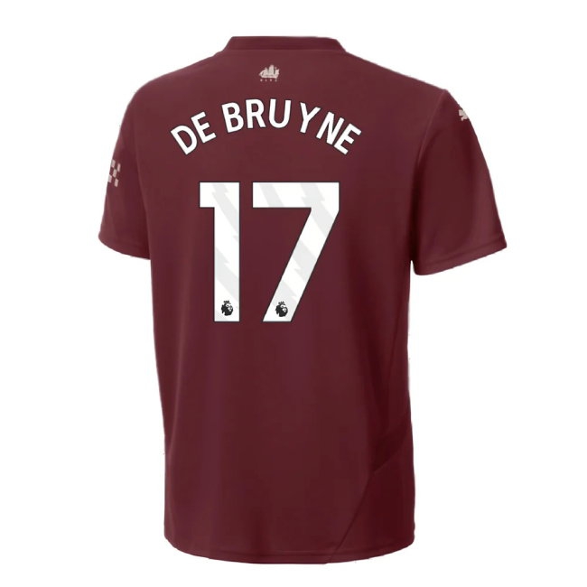 2024-2025 Man City Third Mini Kit (De Bruyne 17) — Shop Now