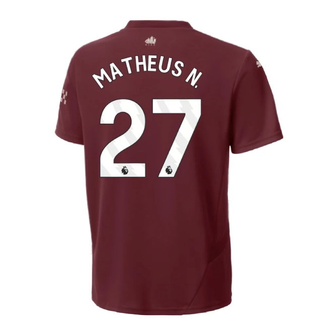 2024-2025 Man City Third Mini Kit (Matheus N. 27) — Buy Now