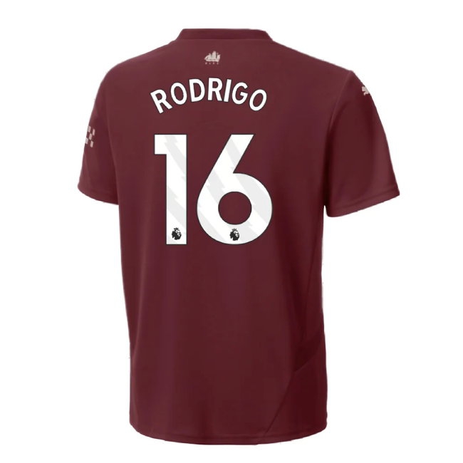 2024-2025 Man City Third Mini Kit (Rodrigo 16) — Shop Now
