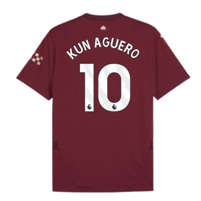 2024-2025 Man City Third Shirt (Kun Aguero 10) — Shop Online