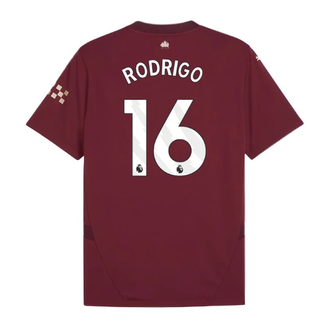 2024-2025 Man City Third Shirt (Rodrigo 16) — Shop Now