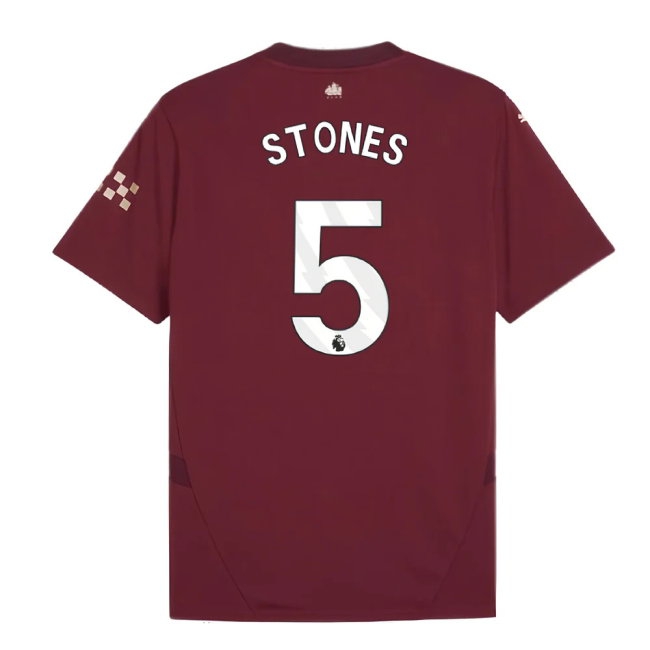 2024-2025 Man City Third Shirt (Stones 5) — Buy Now