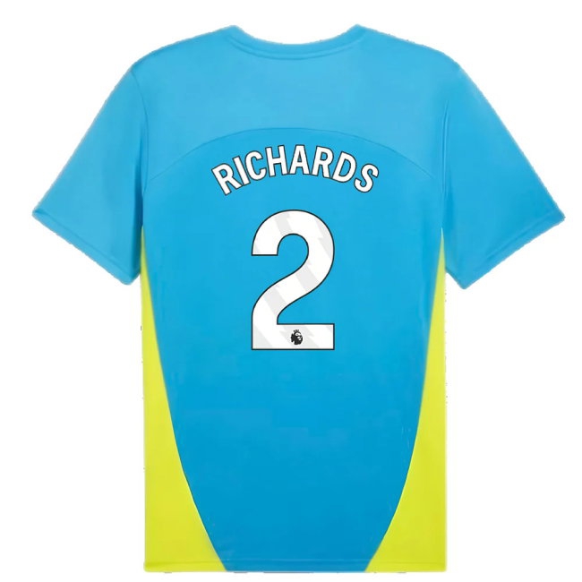 2024-2025 Man City Training Shirt (Magic Blue) (Richards 2) — Buy Now