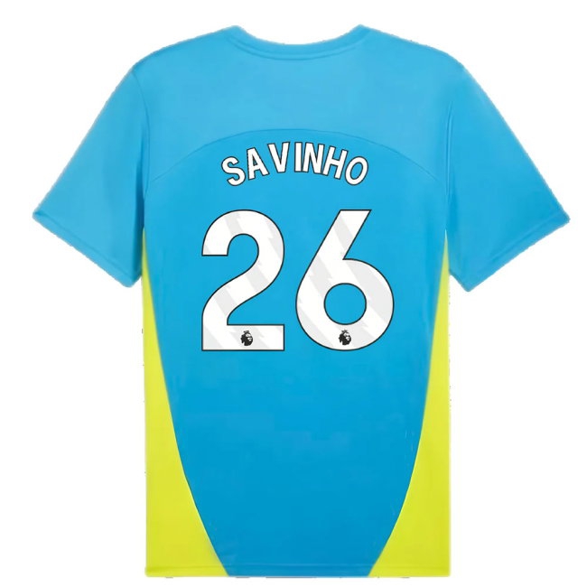 2024-2025 Man City Training Shirt (Magic Blue) (Savinho 26) — Shop Online