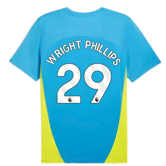 2024-2025 Man City Training Shirt (Magic Blue) (Wright Phillips 29) — Shop Online