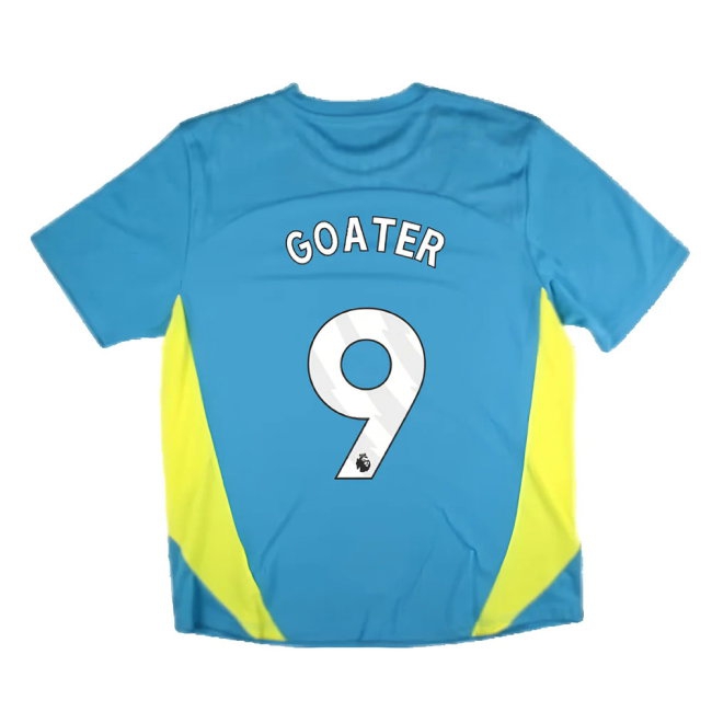 2024-2025 Man City Training Shirt Pro (Blue) (Goater 9) — Buy Online