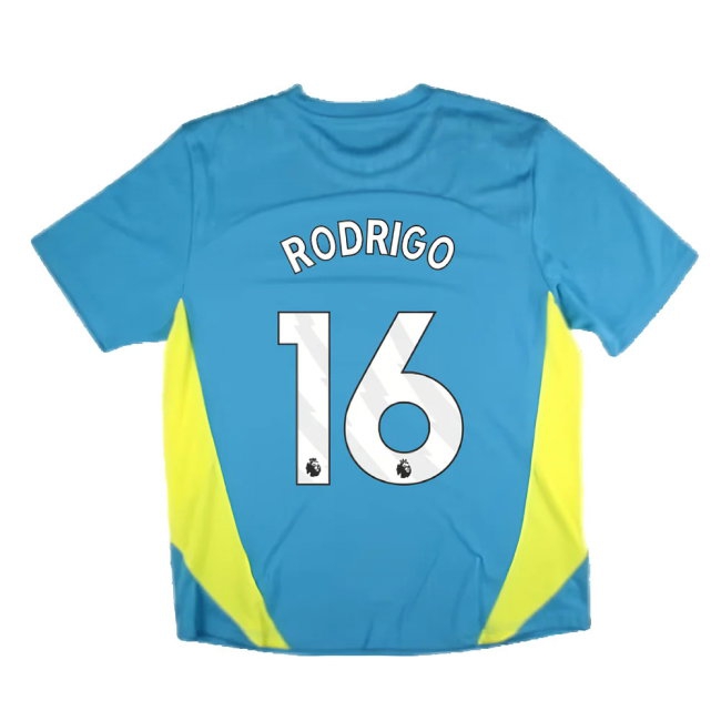 2024-2025 Man City Training Shirt Pro (Blue) (Rodrigo 16) — Shop Online