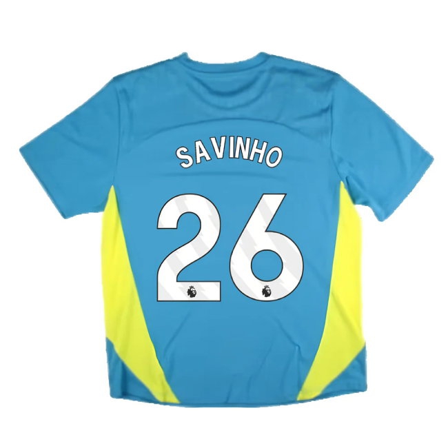 2024-2025 Man City Training Shirt Pro (Blue) (Savinho 26) — Buy Online