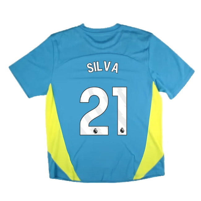 2024-2025 Man City Training Shirt Pro (Blue) (Silva 21) — Buy Online