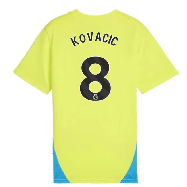 2024-2025 Man City Training Shirt (Yellow Glow) - Kids (Kovacic 8) — Buy Now