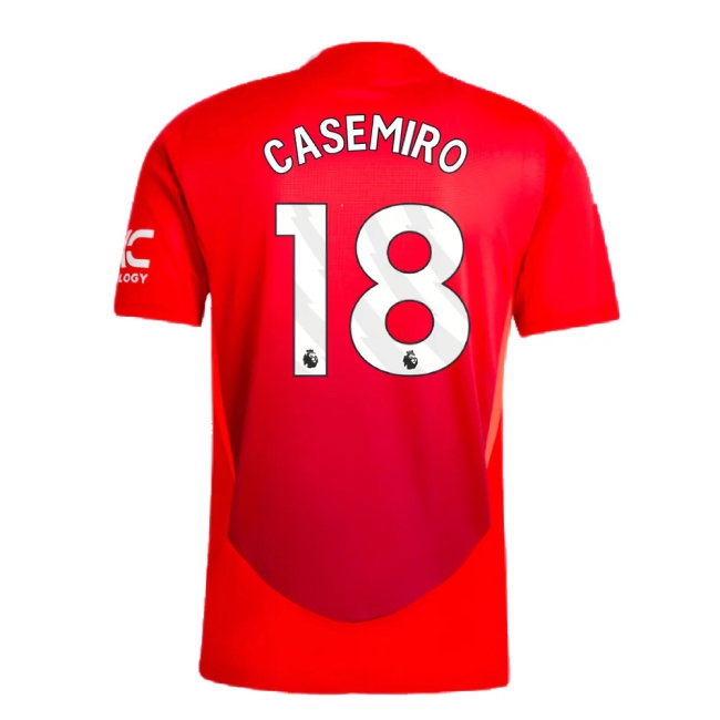 2024-2025 Man Utd Player Version Home Shirt (Casemiro 18) — Buy Online