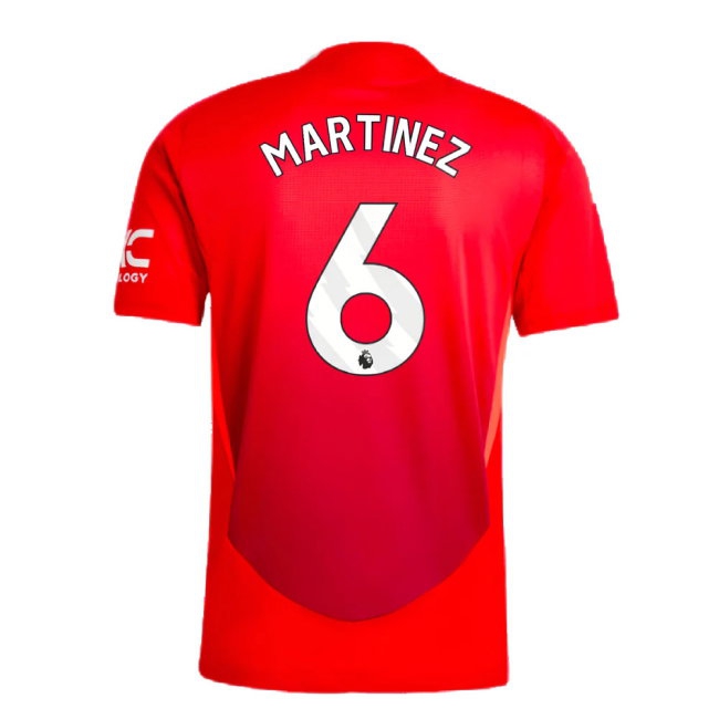2024-2025 Man Utd Player Version Home Shirt (Martinez 6) — Buy Now