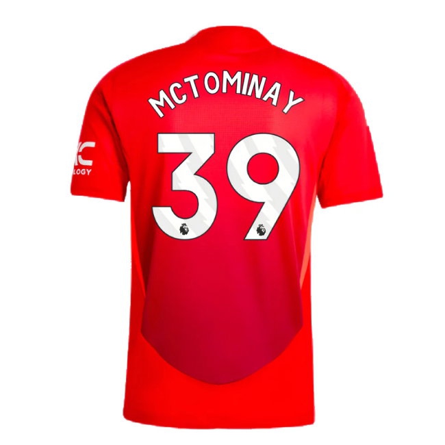 2024-2025 Man Utd Player Version Home Shirt (McTominay 39) — Shop Online