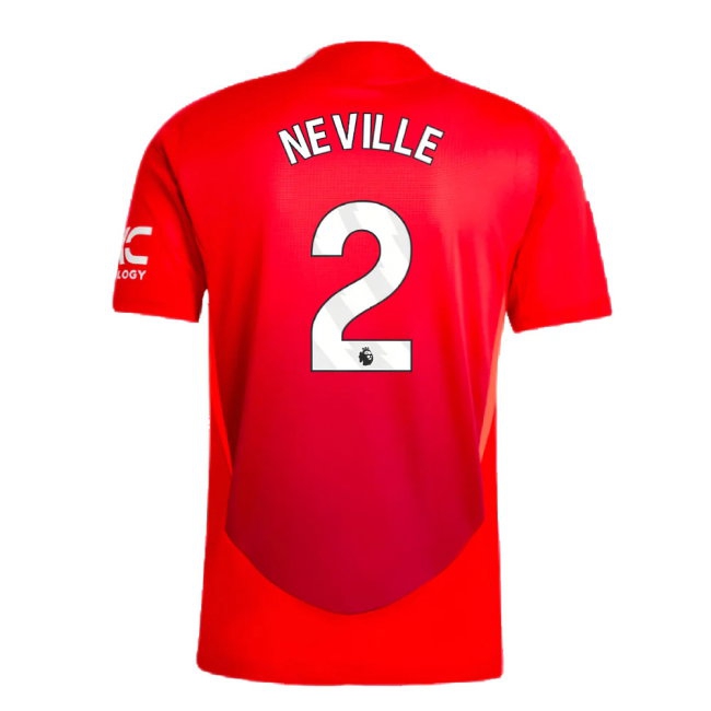 2024-2025 Man Utd Player Version Home Shirt (Neville 2) — Shop Now
