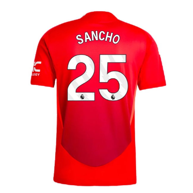 2024-2025 Man Utd Player Version Home Shirt (Sancho 25) — Shop Now
