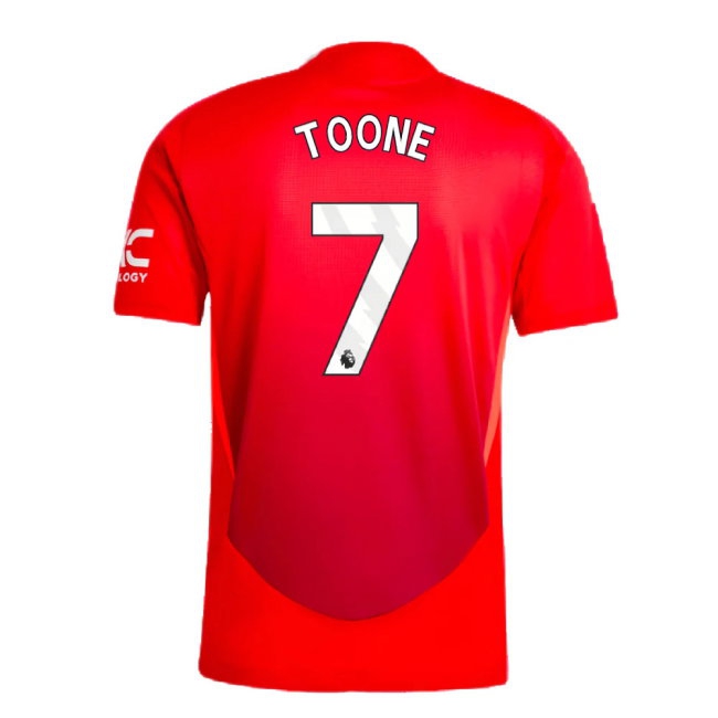 2024-2025 Man Utd Player Version Home Shirt (Toone 7) — Shop Now