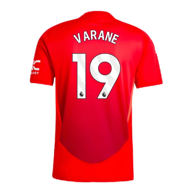 2024-2025 Man Utd Player Version Home Shirt (Varane 19) — Buy Online