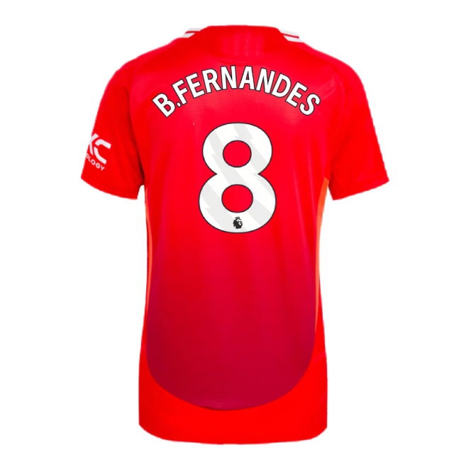 2024-2025 Man Utd Player Version Home Shirt (Womens) (B.Fernandes 8) — Buy Online