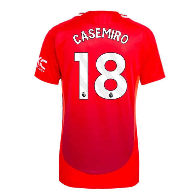 2024-2025 Man Utd Player Version Home Shirt (Womens) (Casemiro 18) — Buy Now