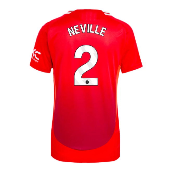 2024-2025 Man Utd Player Version Home Shirt (Womens) (Neville 2) — Shop Now