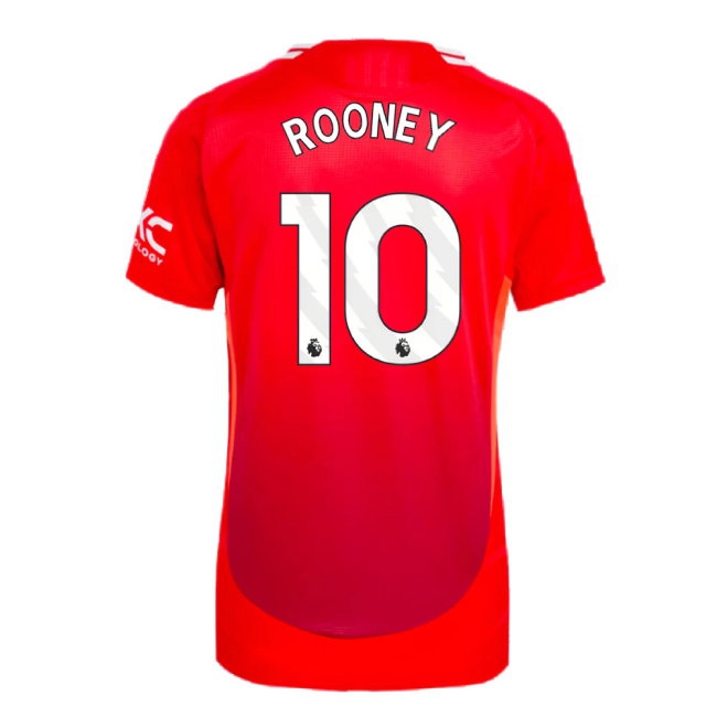 2024-2025 Man Utd Player Version Home Shirt (Womens) (Rooney 10) — Shop Now