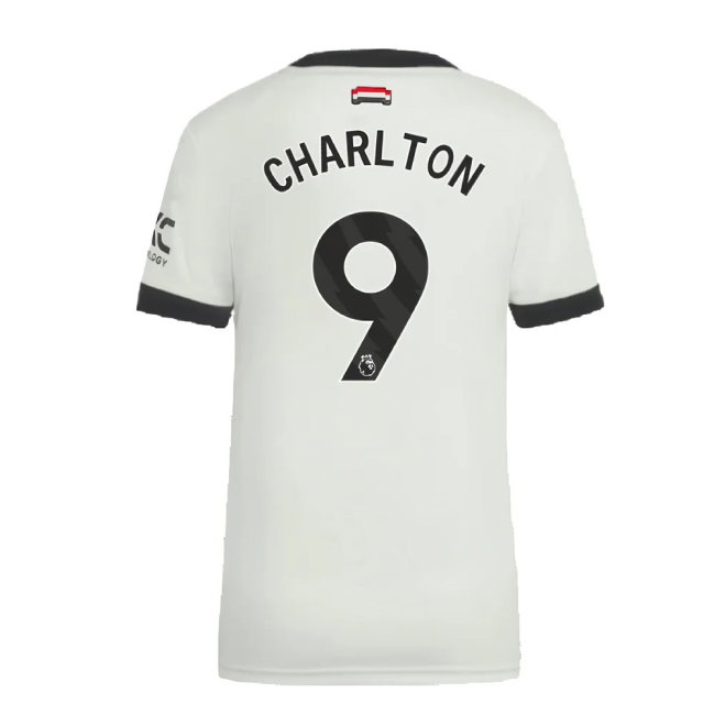 2024-2025 Man Utd Player Version Third Shirt (Womens) (Charlton 9) — Shop Now