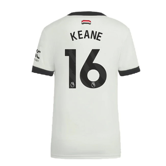 2024-2025 Man Utd Player Version Third Shirt (Womens) (Keane 16) — Shop Online