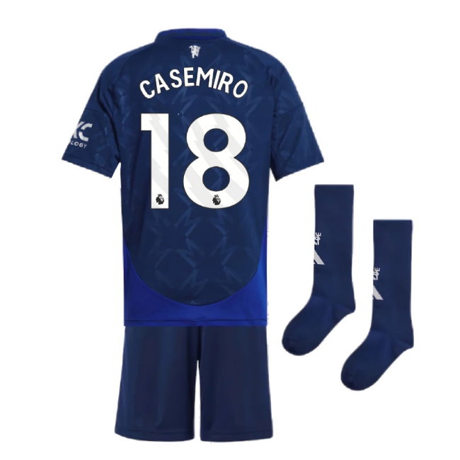 2024-2025 Man Utd Away Mini Kit (Casemiro 18) — Shop Online