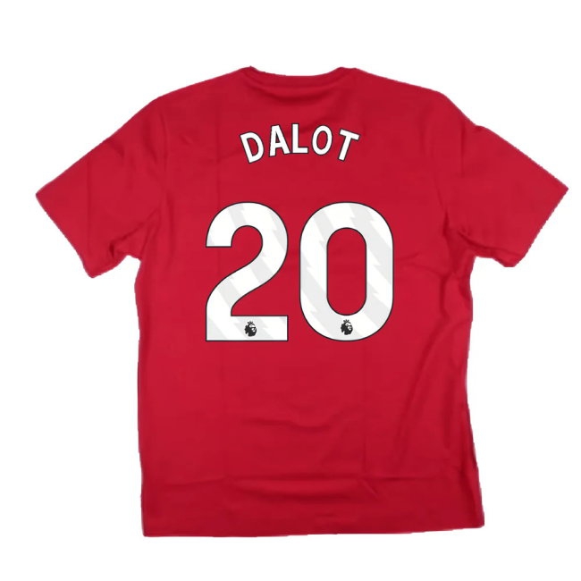 2024-2025 Man Utd DNA Graphic Tee (Red) (Dalot 20) — Shop Online