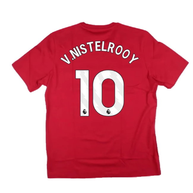 2024-2025 Man Utd DNA Graphic Tee (Red) (V.Nistelrooy 10) — Shop Now