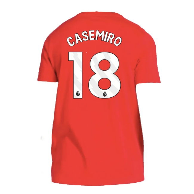 2024-2025 Man Utd DNA Tee (Red) (Casemiro 18) — Shop Now