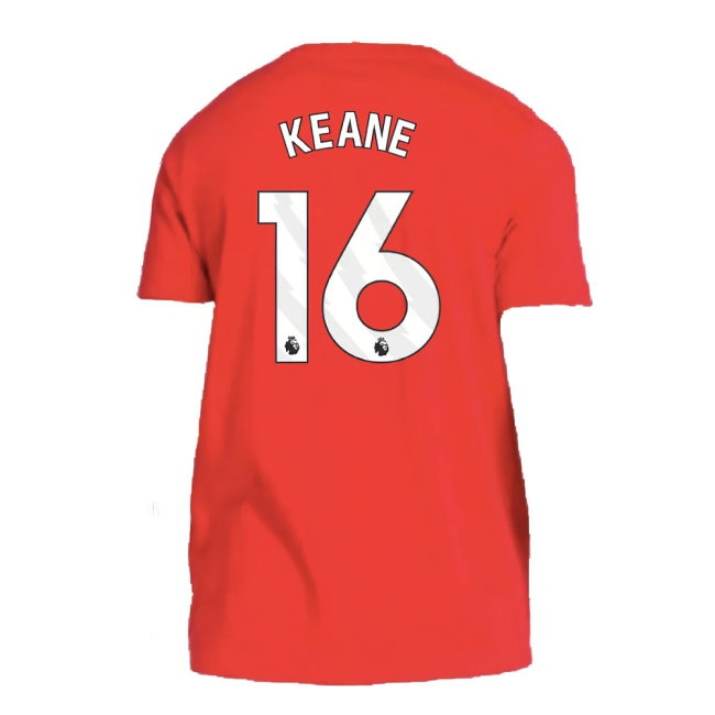 2024-2025 Man Utd DNA Tee (Red) (Keane 16) — Buy Now