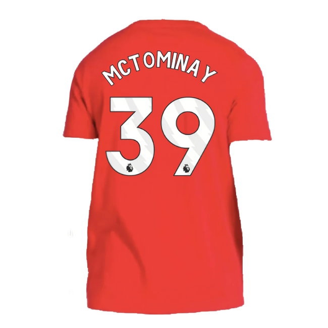 2024-2025 Man Utd DNA Tee (Red) (McTominay 39) — Shop Online