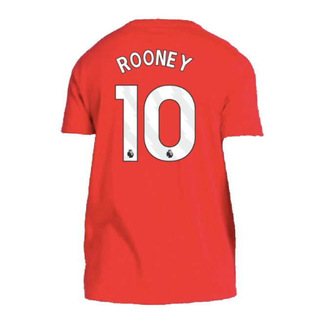 2024-2025 Man Utd DNA Tee (Red) (Rooney 10) — Shop Now