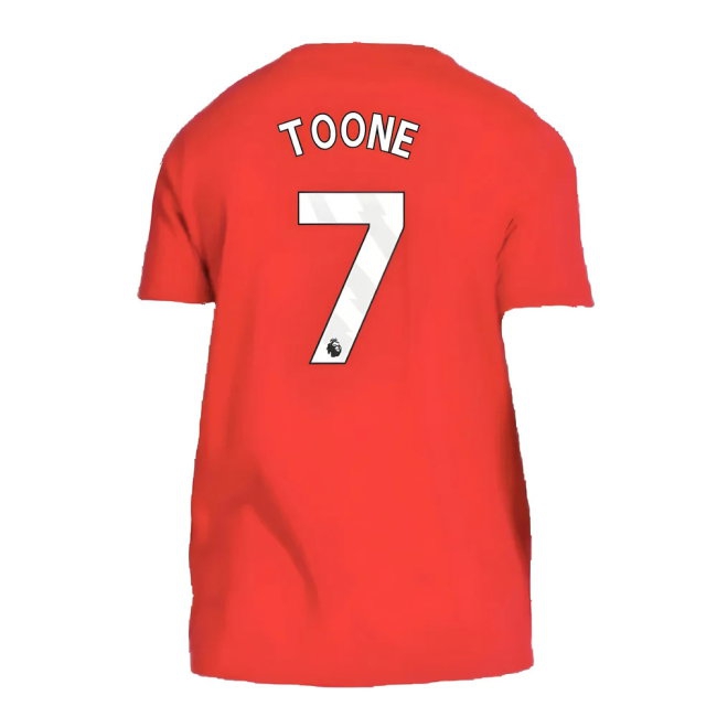 2024-2025 Man Utd DNA Tee (Red) (Toone 7) — Shop Online