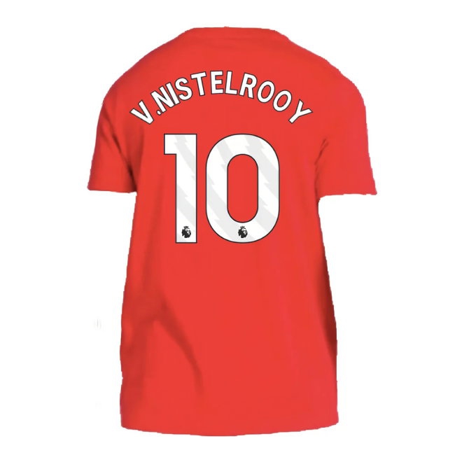 2024-2025 Man Utd DNA Tee (Red) (V.Nistelrooy 10) — Buy Now