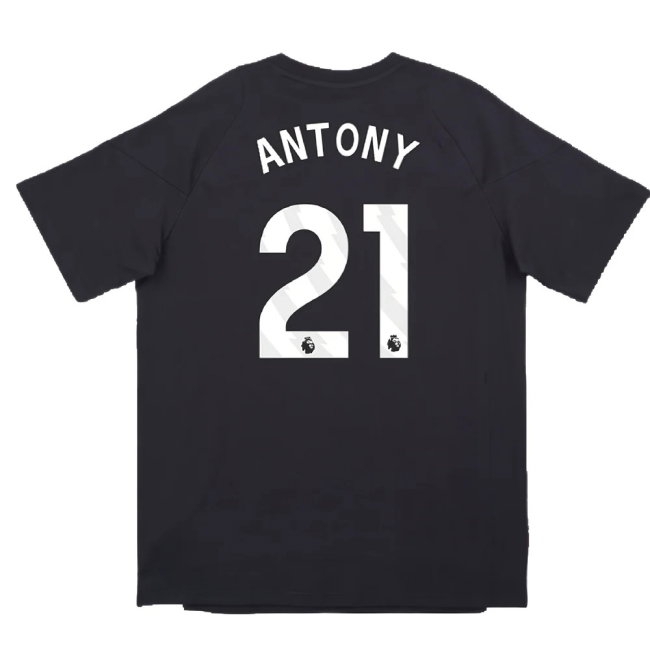2024-2025 Man Utd EU Training Tee (Carbon) (Antony 21) — Shop Now