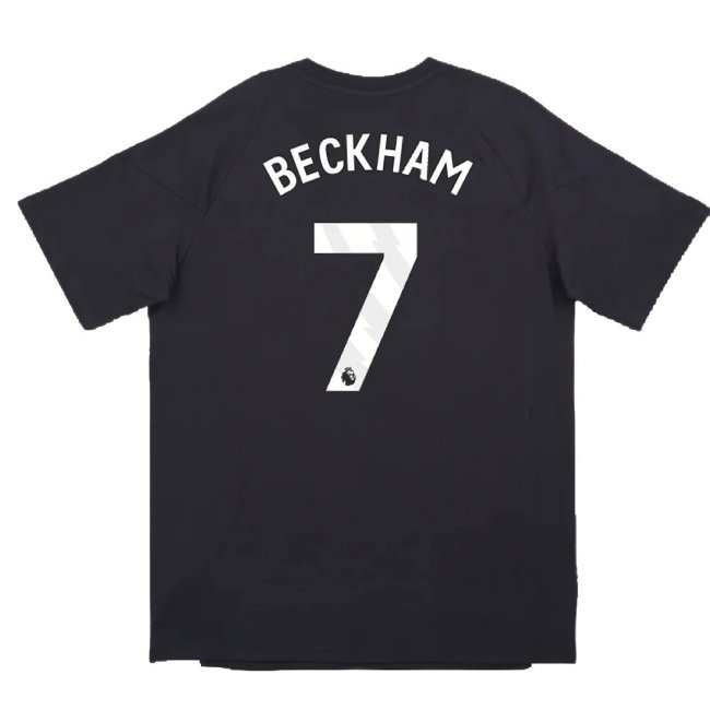 2024-2025 Man Utd EU Training Tee (Carbon) (Beckham 7) — Buy Online