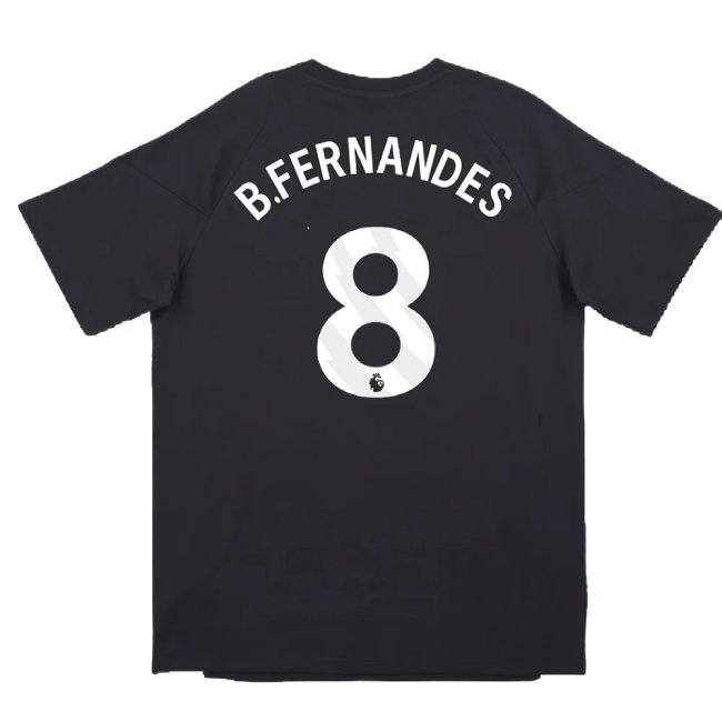 2024-2025 Man Utd EU Training Tee (Carbon) (B.Fernandes 8) — Shop Now