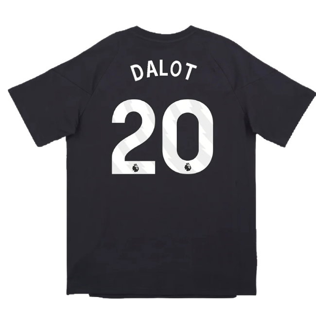 2024-2025 Man Utd EU Training Tee (Carbon) (Dalot 20) — Buy Online