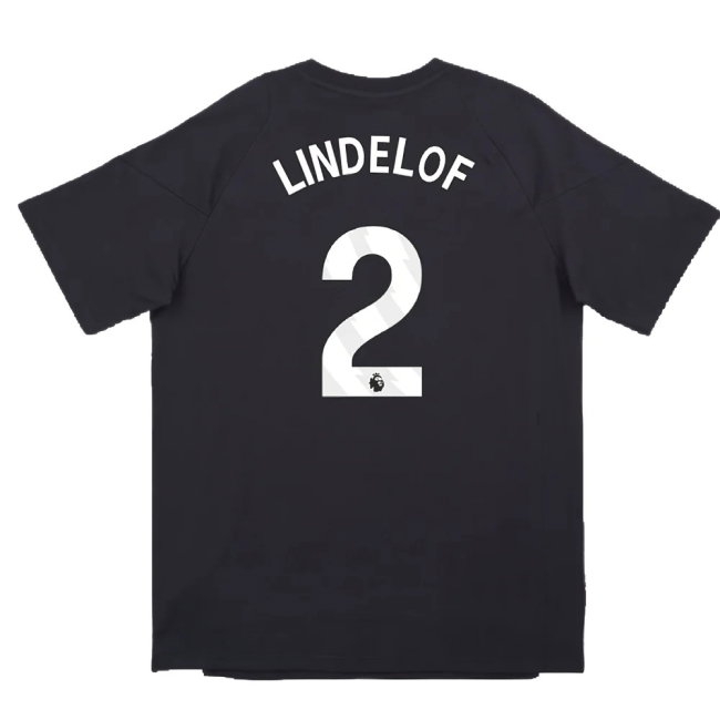 2024-2025 Man Utd EU Training Tee (Carbon) (Lindelof 2) — Shop Online