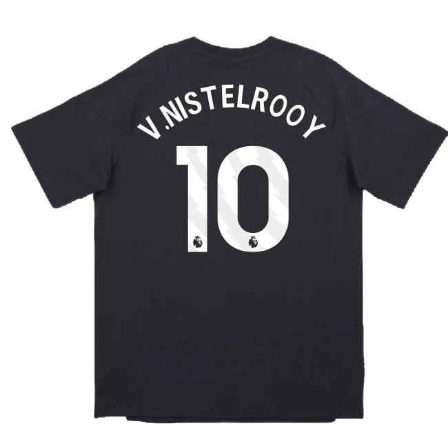 2024-2025 Man Utd EU Training Tee (Carbon) (V.Nistelrooy 10) — Buy Now