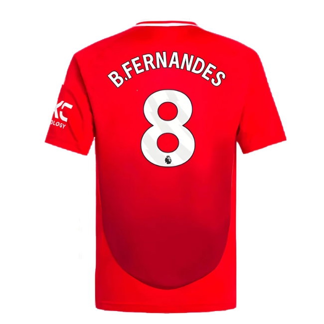 2024-2025 Man Utd Home Mini Kit (B.Fernandes 8) — Shop Online