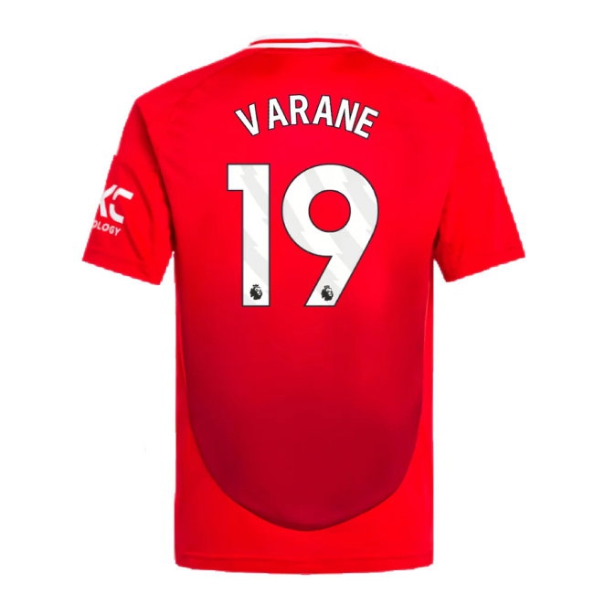 2024-2025 Man Utd Home Mini Kit (Varane 19) — Shop Online
