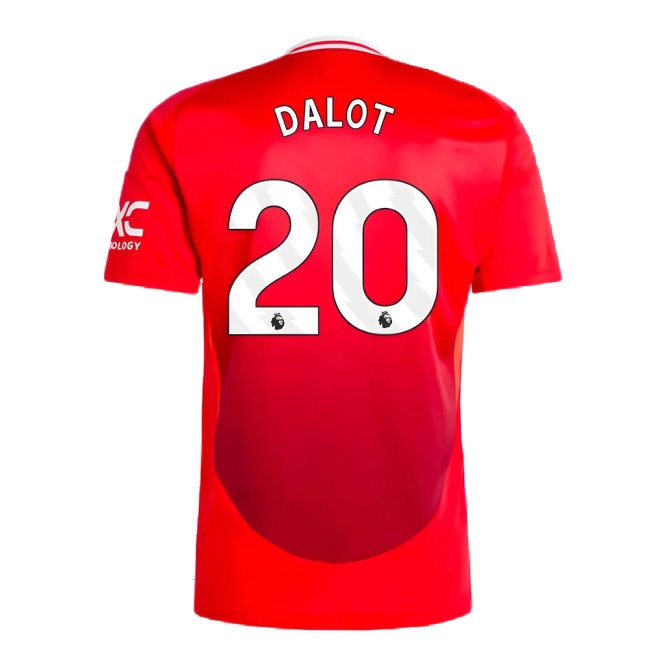 2024-2025 Man Utd Home Shirt (Dalot 20) — Buy Online