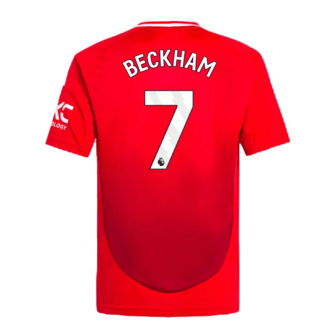 2024-2025 Man Utd Home Shirt (Kids) (Beckham 7) — Buy Now