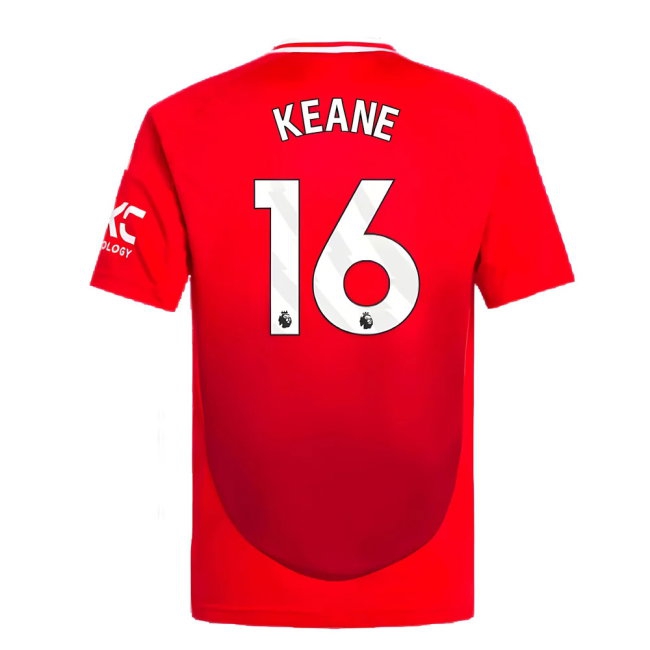 2024-2025 Man Utd Home Shirt (Kids) (Keane 16) — Shop Online