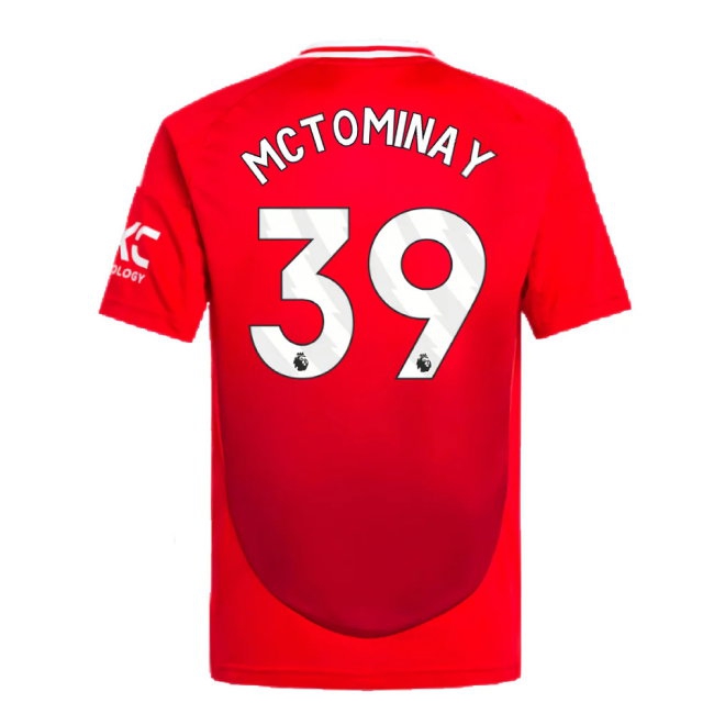 2024-2025 Man Utd Home Shirt (Kids) (McTominay 39) — Buy Now