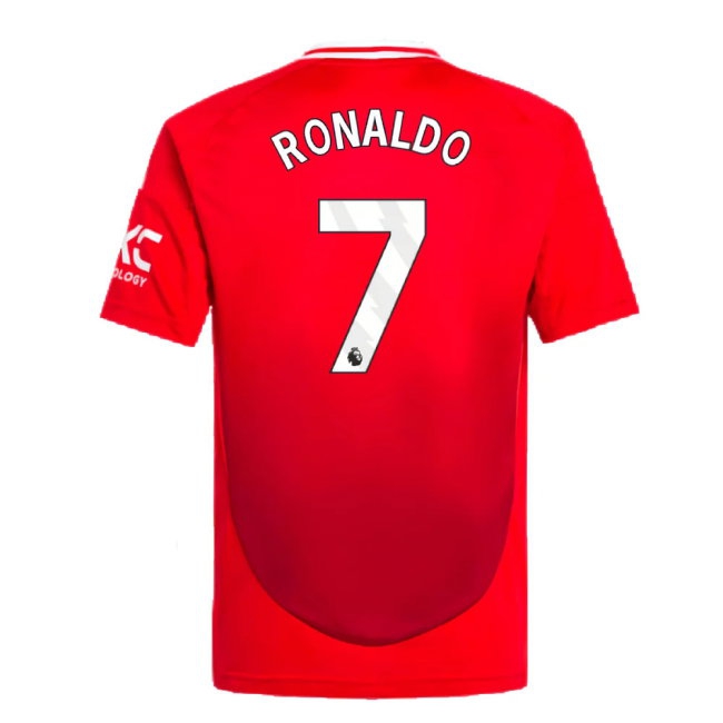 2024-2025 Man Utd Home Shirt (Kids) (Ronaldo 7) — Shop Now